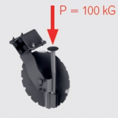 <ul>
<li>Brăzdar cu un singur disc, ø400 mm</li>
<li>Forţă de apăsare max P = 100 kg/brăzdar</li>
<li>Protejate de amortizoare din cauciuc</li>
</ul>